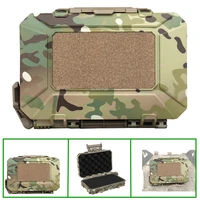outdoor hunting tools bag army tactical pistols accessories storage box with foam waterproof military gun equipments molle case
