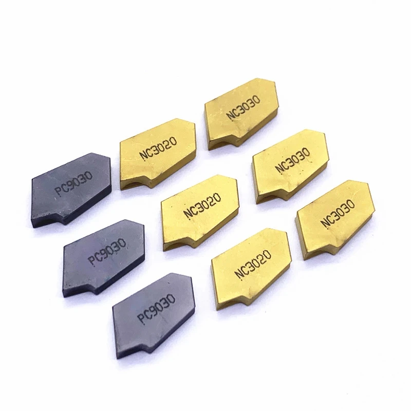 SP200 SP300 SP400 PC9030 NC3020 NC3030 Карбидные вставки с продольной резьбой и гравировкой для токарной обработки металла.