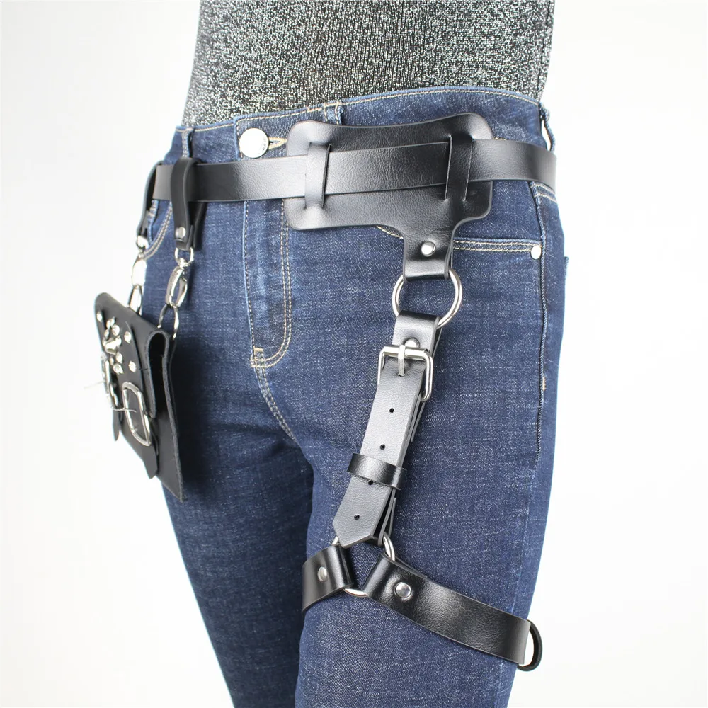 Ремень BOOGEANEEL в стиле панк пикантная кожаная портупея и креативная поясная сумка