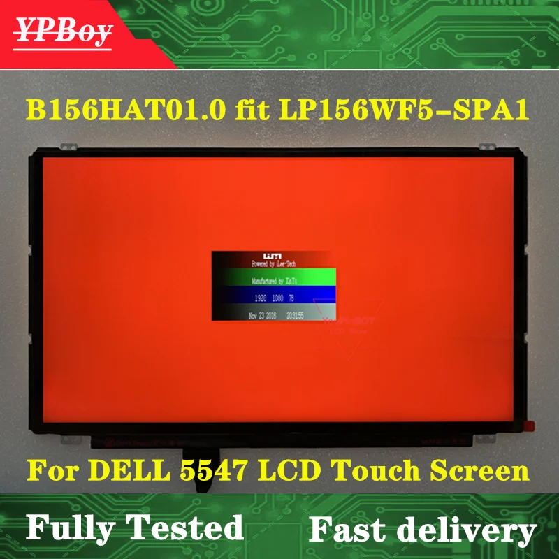 15 6 ''LP156WF5-SPA1 SP A1 B156HAT01.0 2A DP/N:0H1G7K 0RG1D2 для Dell Inspiron 5547 5548 ЖК-дисплей с сенсорным