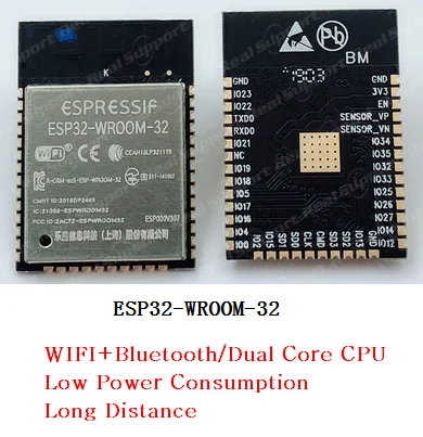 10 шт. ESP32 WROOM 32 WiFi + Bluetooth модуль двухъядерный процессор MCU с низким