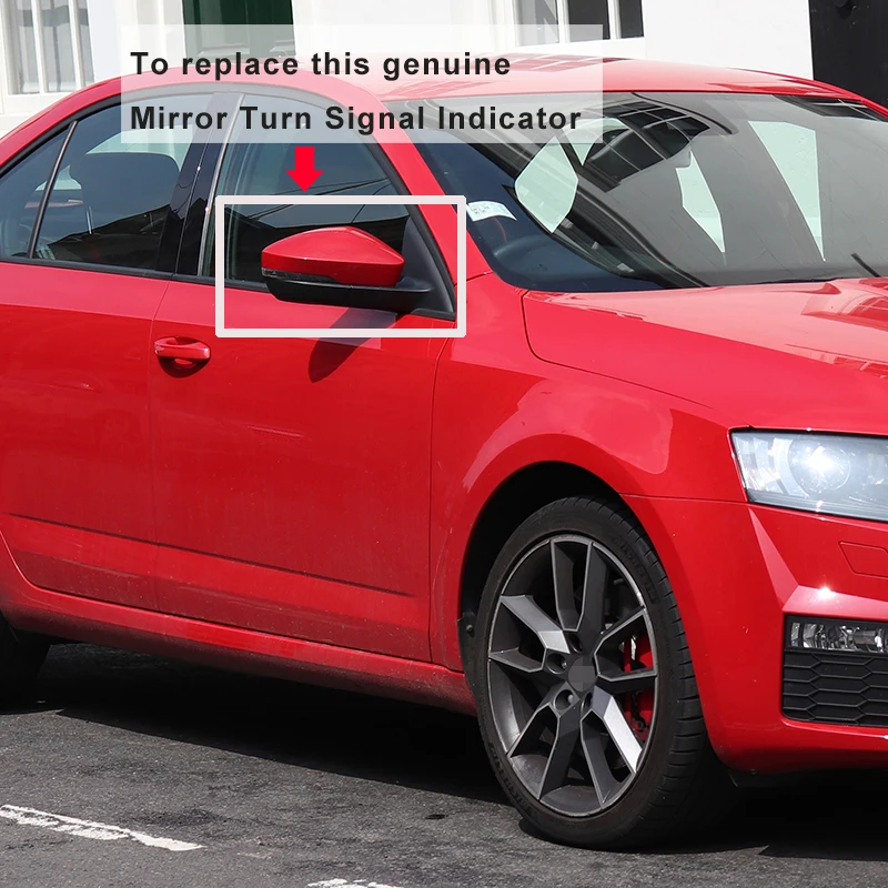 Для SKODA Octavia Mk3 5E Combi vRS Scout светодиодный боковой двери зеркало динамический мигалка последовательный сигнал поворота Индикаторы автомобильная лампа для стайлинга