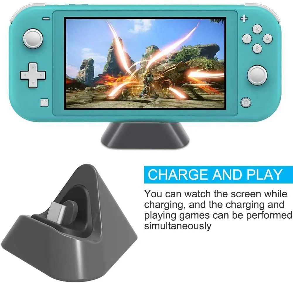 Автомобильное зарядное устройство для Nintendo Switch и Swith Lite QC3.0 PD быстрая зарядка