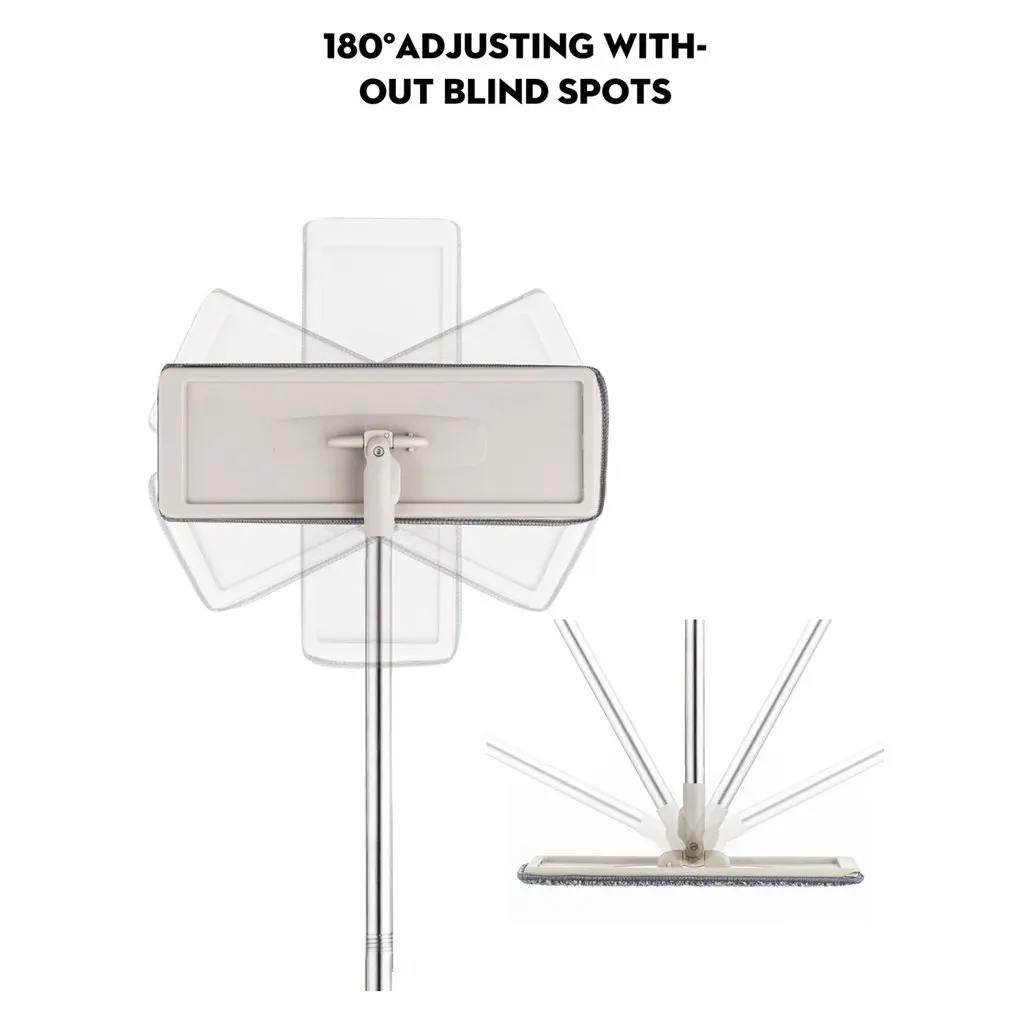 Швабра из микрофибры для ленивых мужчин плоская без рук скребок сетка с красным