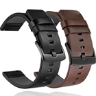 Ремешок из натуральной кожи для Samsung Galaxy Watch Active 2 42 46 мм Gear S3, браслет для часов Amazfit Bip, Huawei Watch, 2022 мм