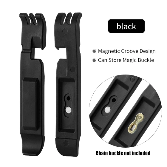 B Style Black WEST BIKING, 2 шт., рычаг для велосипедных шин, 3 в 1, инструменты для ремонта велосипедов, цепной выключатель, резак, инструменты для велосипеда, перекладина шины - Цвет: B Style Black