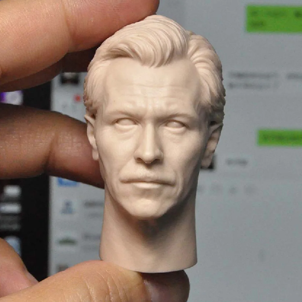 

1/6 Scale Uncolored Prototype Head Sculpture Director Gordon fit For 12'' Action Body