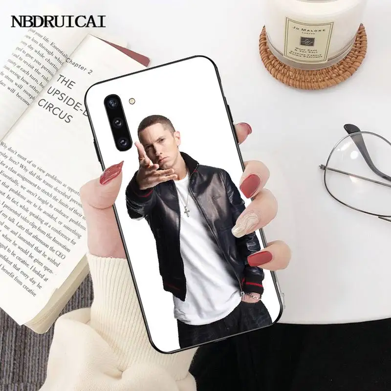 Чехол для телефона PENGHUWAN Rap singer Eminem Samsung Note 3 4 5 7 8 9 10 pro M10 20 30 | Мобильные телефоны и
