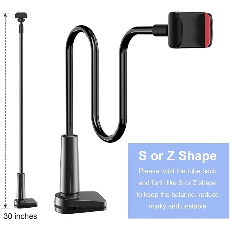 Универсальный держатель для телефона зажим кровати гибкий гусиная шея с