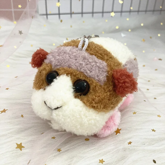

New Anime Pui Pui Molcar Guinea Pig Cute Plush Animal Keychain Schoolbag Itabag Pendant Fashion Keyring Toy Birthday Gift
