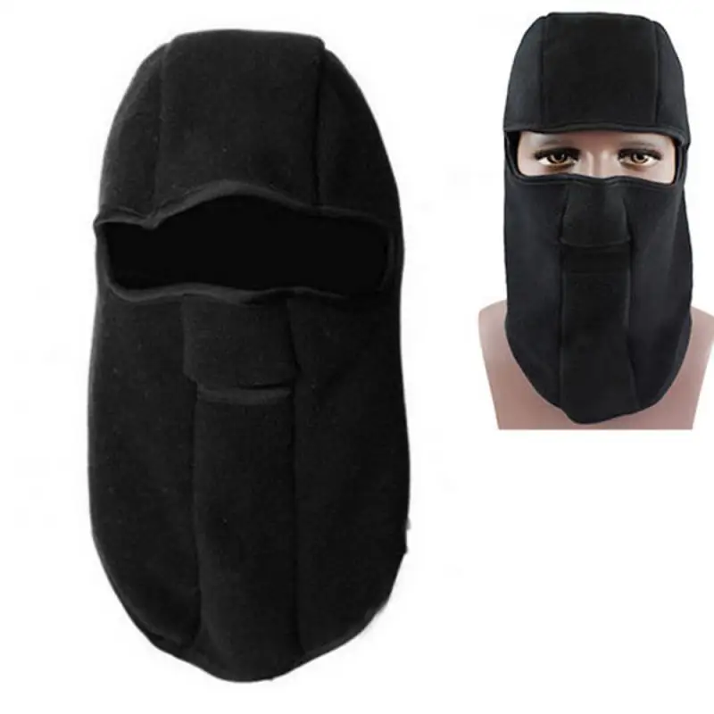 Зимняя мужская маска Балаклава для велоспорта повязка на голову открытом