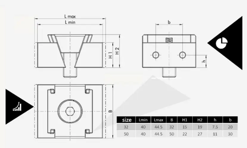 CNC Высокая точность Paralle челюсти ручная дрель набор инструментов для резки мини 50xM12 тиски Настольный зажим 32xM8 держатель инструмента