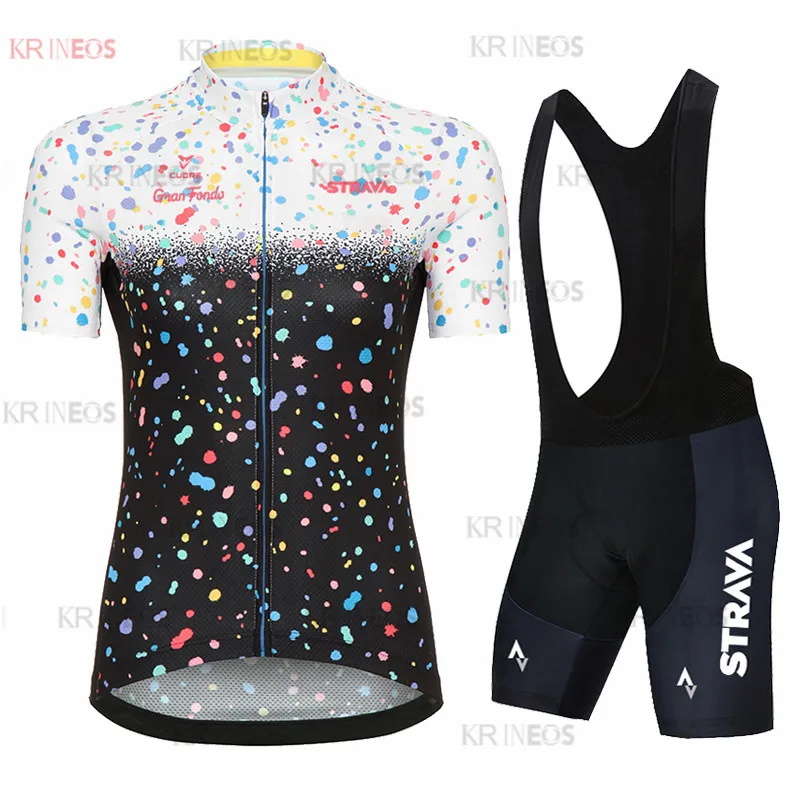 

2021 Women STRAVA Cycling Jersey Summer Breathable MTB Bicycle Cycling Clothing Mountain Bike Wear Clothes Maillot Ropa Ciclismo