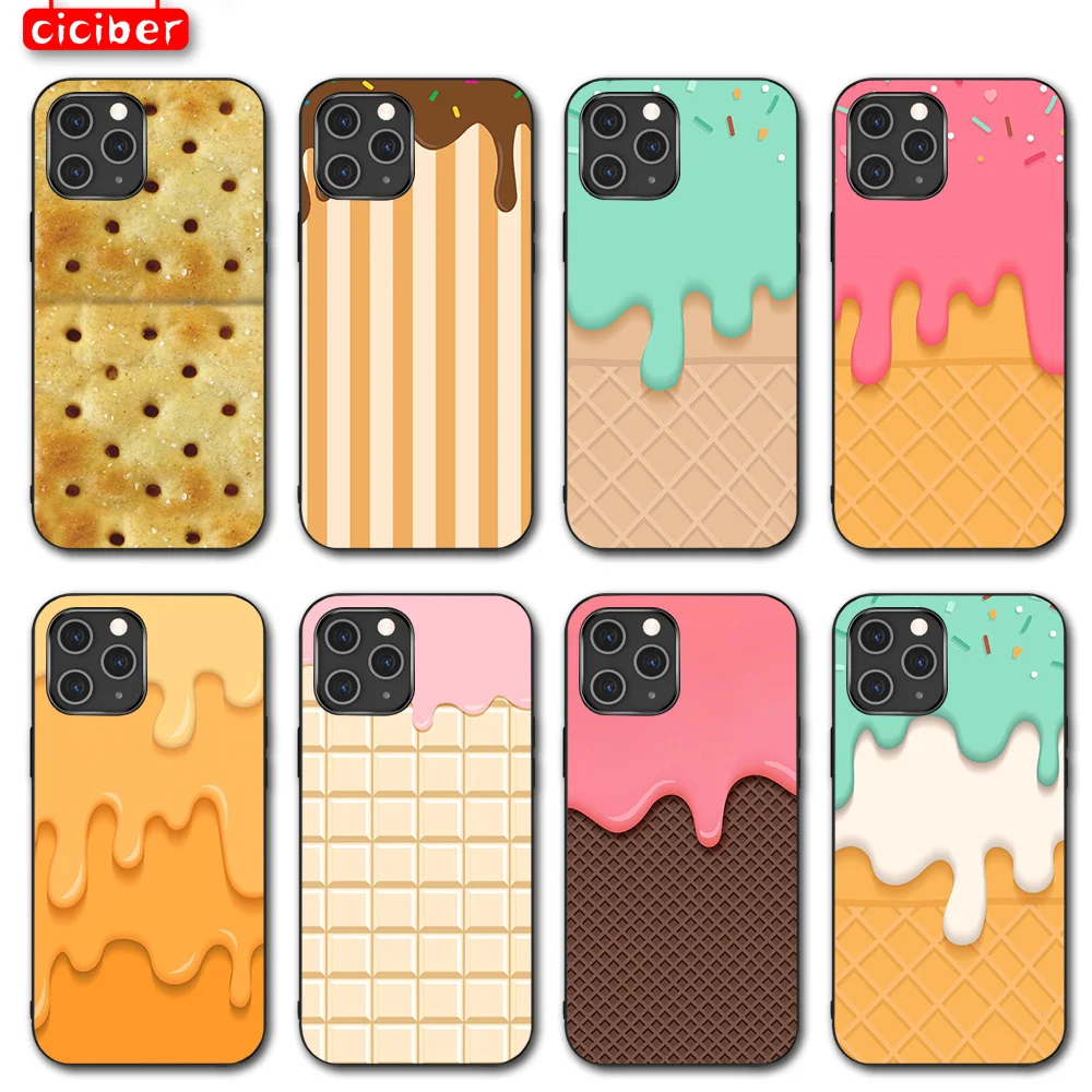 

Butter Biscuits Case For iPhone 12 11 Pro Max Mini Cover for iPhone 11 X XR XS MAX 7 8 6 6S Plus 5 SE 2020 Soft TPU Phone Fundas