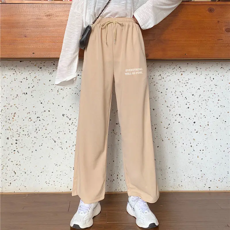 

Hong Kong style pants children's loose, high waist, thin and versatile