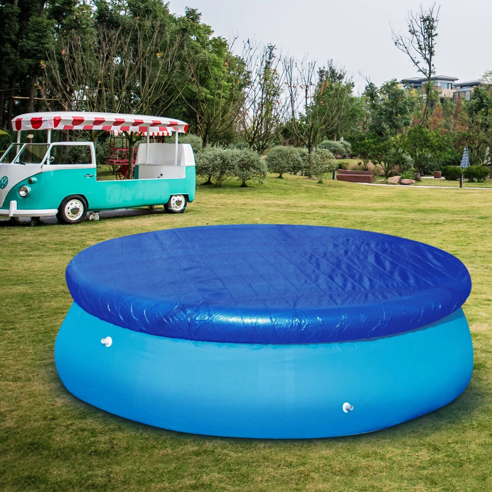 

GARNECK 10ft Round Easy Set and Frame Pools Above Ground Round Inflatable Pool Cover Protector
