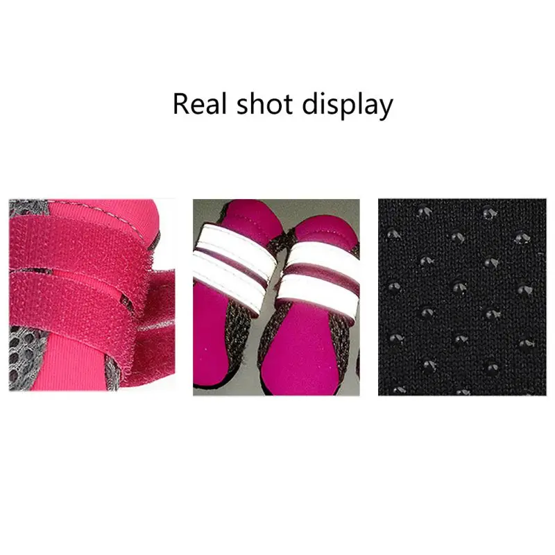 Обувь для собак и щенков Светоотражающая Ночная Удобная специальная обувь