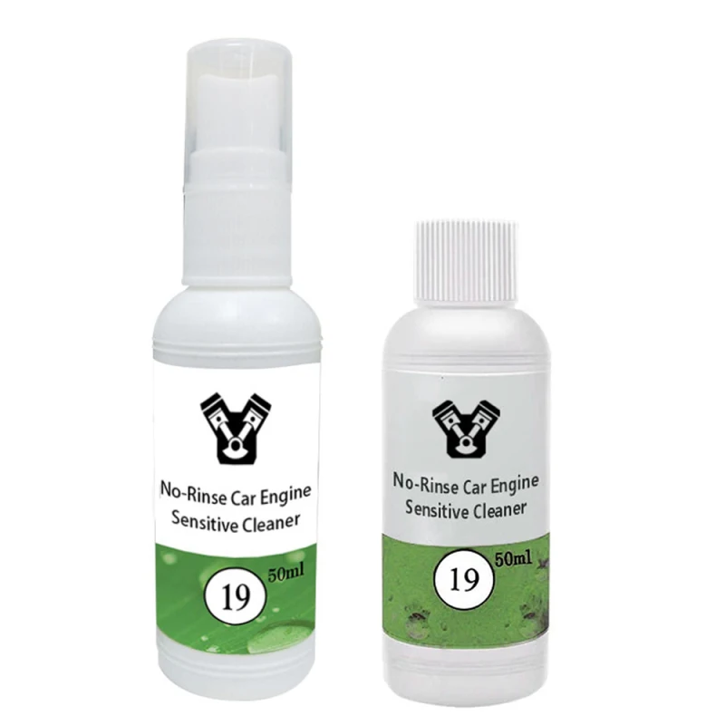 

50ml Engine Compartment Cleaner Remove Heavy Oil Engine Cleaning Spray Automotive Interior Cleaner Window Cleaner Car Care