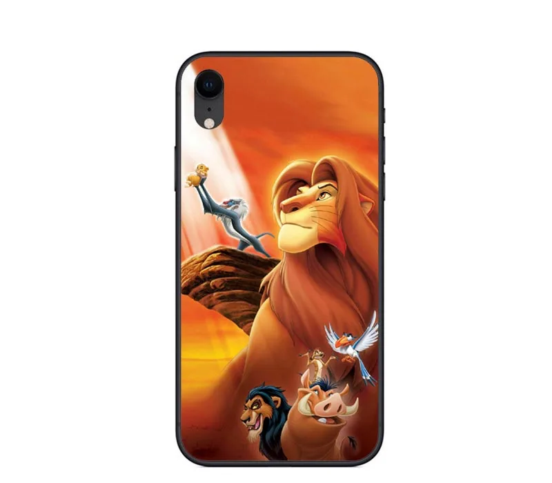 TPU Мягкий силиконовый чехол для телефона Lion King Simba из ТПУ для Apple iPhone 8 7 6 6S Plus X XS MAX 5 5S SE XR чехол Coque Capa - Цвет: TPU