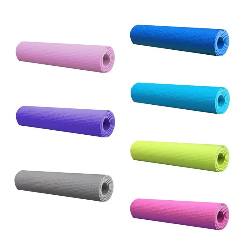 

173*55*0.4cm Thickess EVA Non-Slip Yoga Mat Sport Gym Soft Pilates Mats Foldable For Body Building Fitness Exercises Equipment