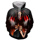 Новинка, забавная модная 3D-печать Lucifer Morningstar с длинными рукавами, на молнии, толстовки, свитшоты, куртки, для мужчин и женщин, Прямая поставка