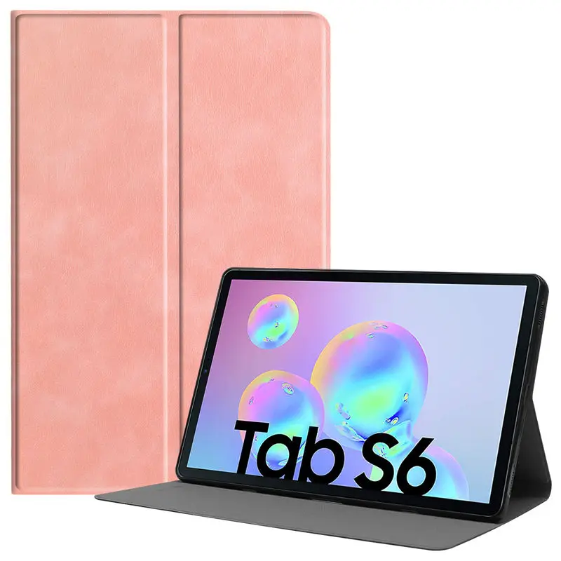 Чехол для Samsung Galaxy Tab S6 10,5 SM-T860 SM-T865 T860 10," Smart Cover Funda Tablet PU кожаный чехол-подставка+ подарок