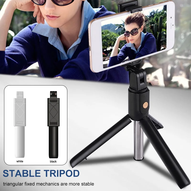 Мини Bluetooth селфи палка штатив смартфон кронштейн пульт дистанционного
