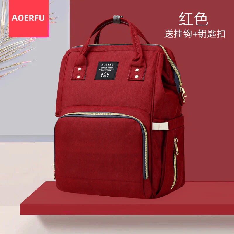 

Diaper Bag Bao Ma Shoulder New Style Mommy Bag Mother's Bag Hot Mom Fashion out Lightweight Multi-Function Large Capacity