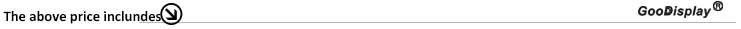 Акция! 2,9 дюймов 3-Цвет epd-дисплей eink дисплей епапер панель(5 штук