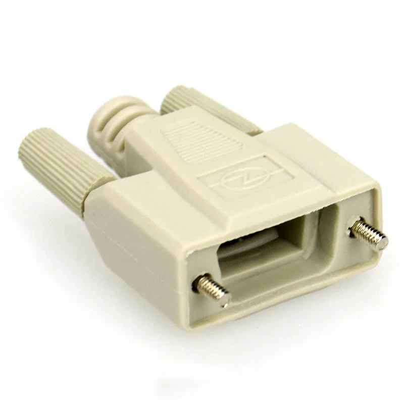 Позолоченный разъем DB9 COM из чистой меди 9 контактный приклеенный корпус провод