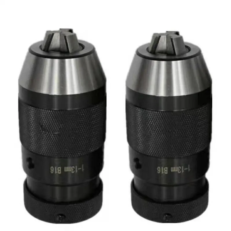 

Self-tightening drill chuck B10 B12 B16 B18 B22 seamless drill chuck, JT6 drill chuck drill lathe accessories for drill tool