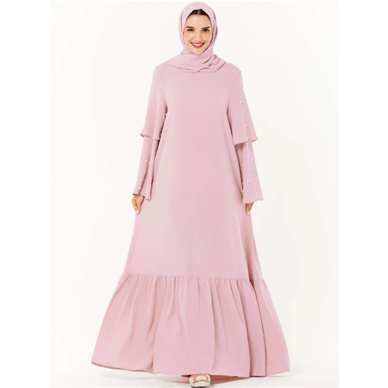 Hijab для мусульманских платьев длинное мусульманское платье кафтан скромные