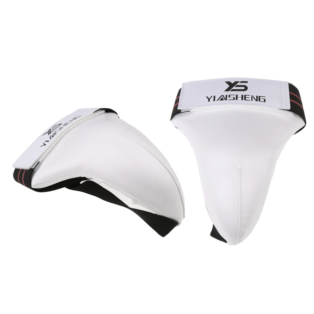 2xGroin Guard мужские каратэ Groin Protector MMA Cup Cricket Box Jockstrap Part Guards для спорта на открытом