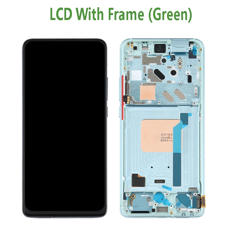 Original pantalla LCD de montaje de digitalizador con pantalla t&aacute;ctil con marco de 6,67 "para Xiaomi Redmi K30 Ultra M2006J10C piezas de repuesto-2