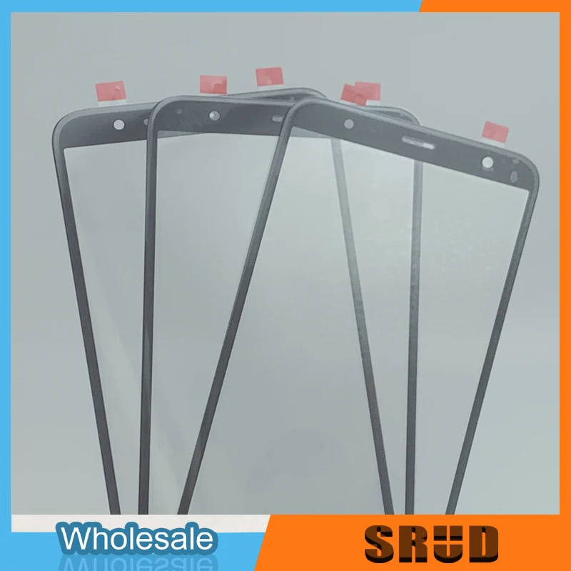 10pcs Original LCD Front Glass Outer Lens For Samsung Galaxy J4+ J4 Plus J415 J415F J415DS J6+ J6 Plus J610 With OCA Laminated