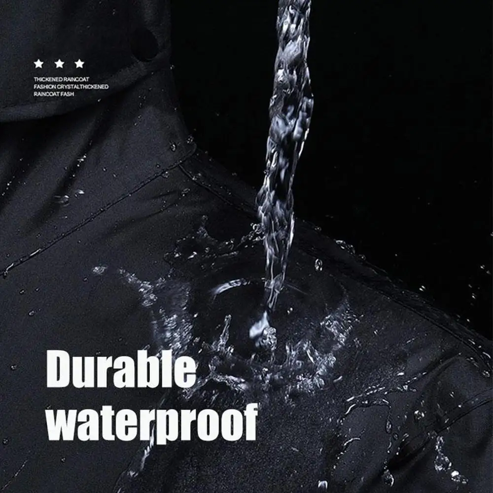 Мужские и женские двойные дождевики непромокаемые штаны для путешествий на