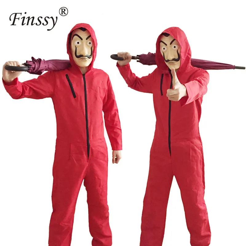 Бумажный дом бумажный Сальвадор Дали для мужчин карнавальный костюм на Хэллоуин