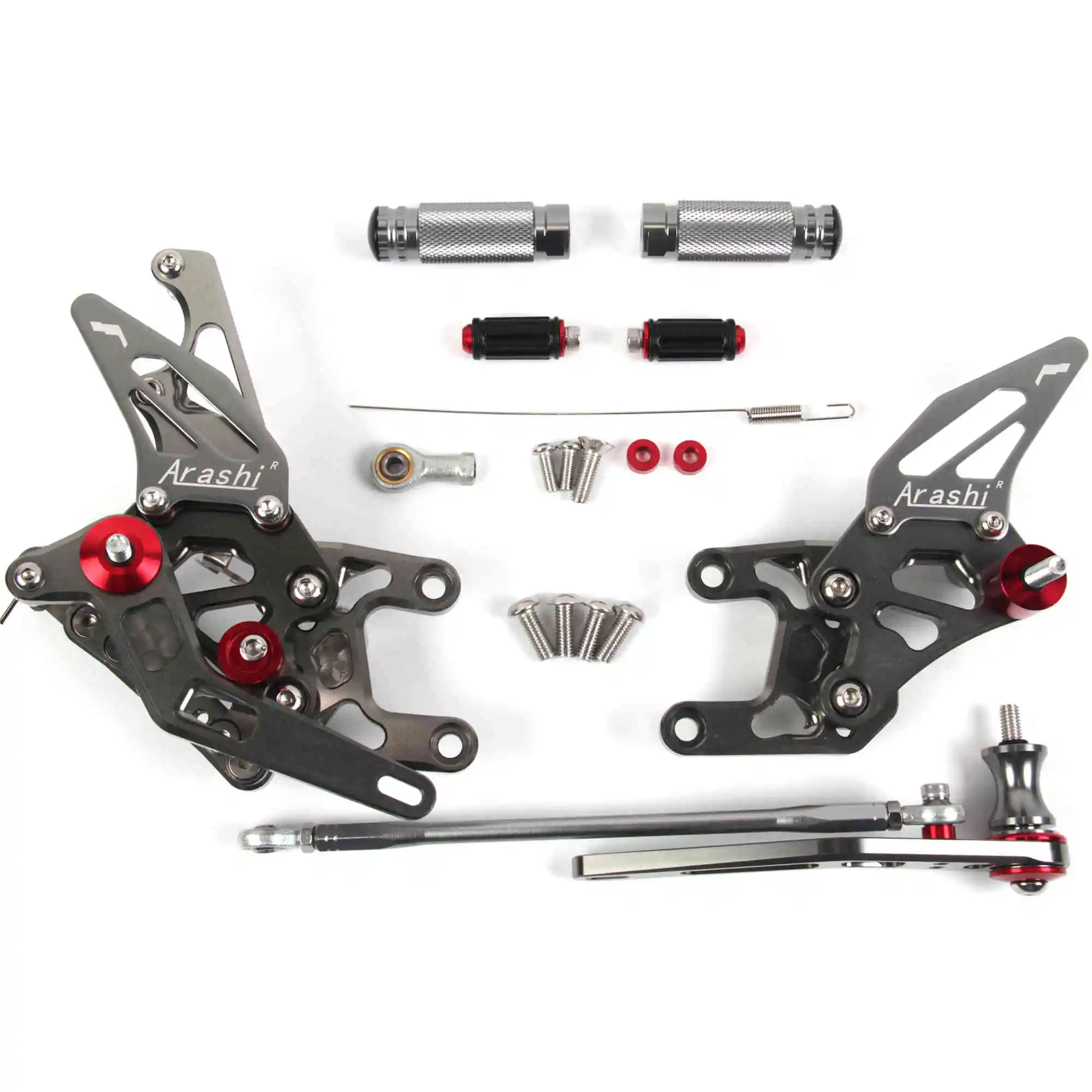 Регулируемые подножки для Honda CBR1000RR 2012- аксессуары для мотоциклов подножки Rearsets CBR 1000 RR CBR1000 1000RR 1000CC - Цвет: 1.0 Gray