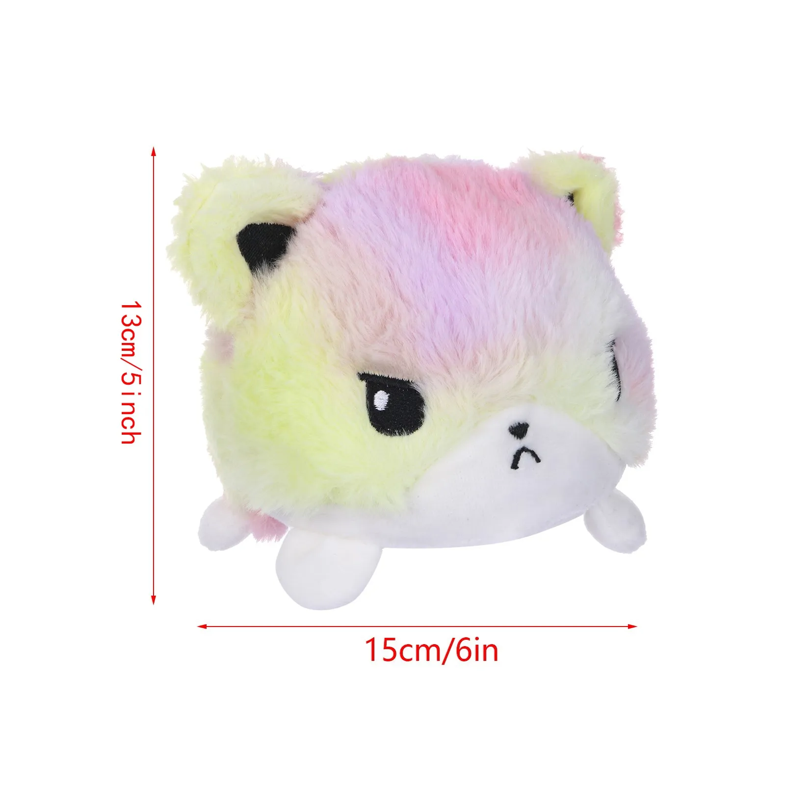 

New Double-sided Flip Cat Gato Kids Soft Gift Plushie Plush Animals Double-sided Flip Doll Cute Toys For Pulpos Kid Girl