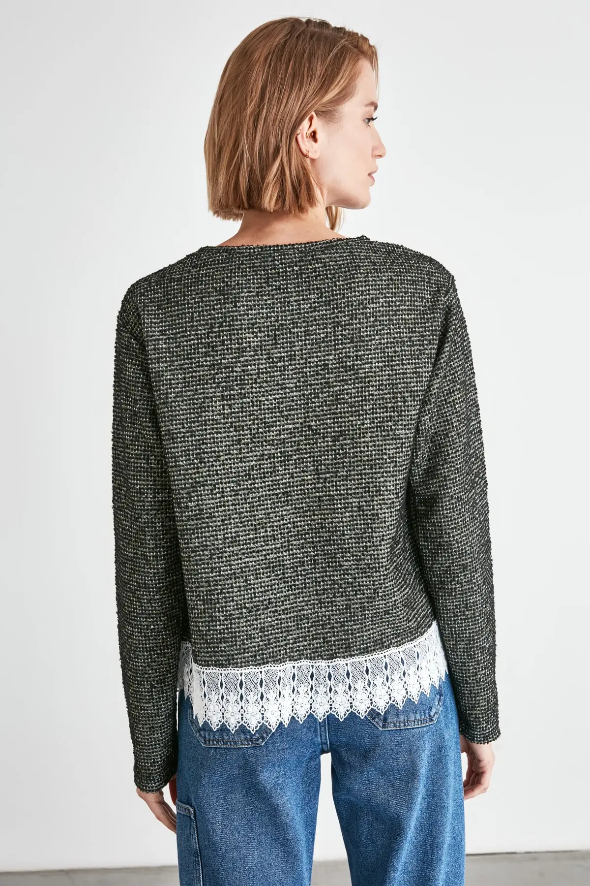 

Trendyol Bicycle Neck Knitted Blouse TWOAW21BZ1244