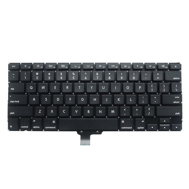 GZEELE новая клавиатура для Apple Macbook Pro A1278 MA990 991 MB466 MB467 с американской клавиатурой без рамки английская клавиатура для ноутбука 2009-2012 года