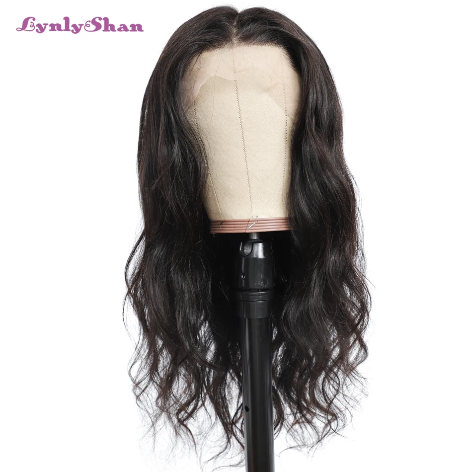 

13x6 Lace frontal wigs Transparet Lace Front Human Hair Wigs Peruvian Body Wave Remy Hair 10-30 Inch Natural Color Free Shipping
