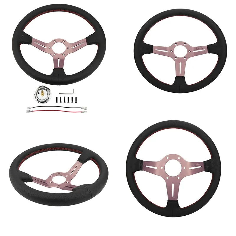 Оплетка руля из натуральной кожи с подогревом элегантные кожаные чехлы для |