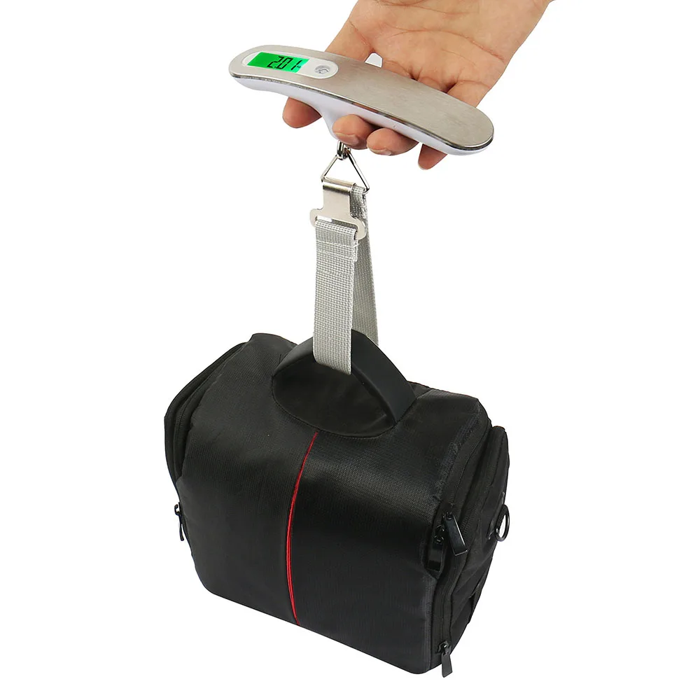 

50kg x 10g Digital Luggage Scale Portable Electronic Scale Weight Balance Suitcase Travel Hanging Steelyard Hook Scale