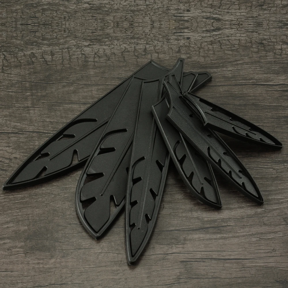 Нож оболочка кухонный нож из нержавеющей стали лезвие пластиковая защитная