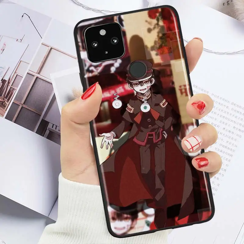 

Hot Anime Hanako-kun Shockproof Cover for Google Pixel 5 5A 4 4A XL 5G Black Phone Case Shell Soft Fundas Coque Capa