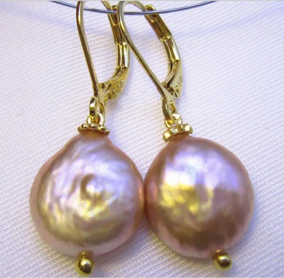 Модные ювелирные изделия Бесплатная доставка Огромный 12-13 мм белый барокко Южная