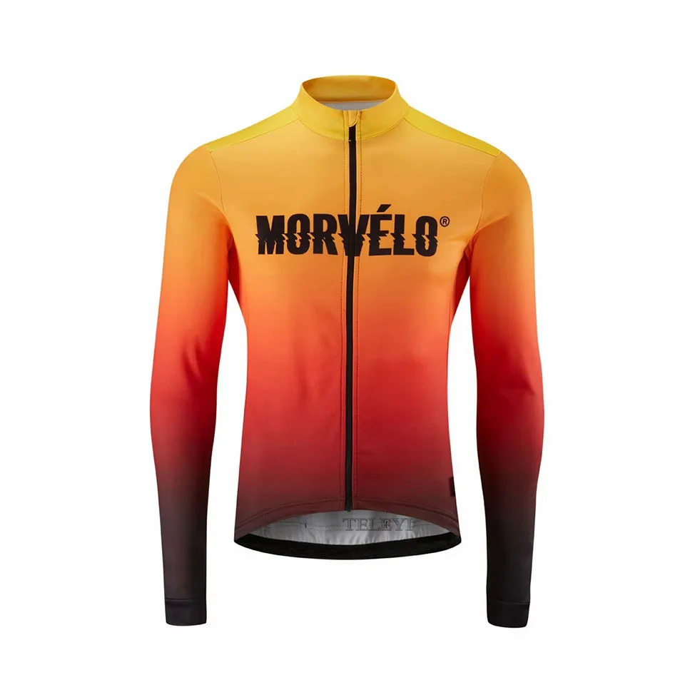6 MORVELO весенняя одежда для велоспорта с длинными рукавами, джерси, разноцветный велосипед, спортивная одежда, спортивная рубашка, велосипедная майка - Цвет: 6