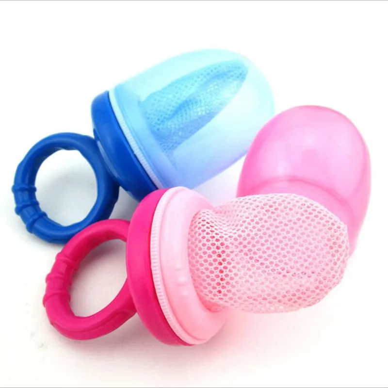 

New Baby Silicone Teether Bites Le Net Bag Fruit Vegetable Child Pacifier Baby Food Feeder Safe Chewing Feeder Nursing