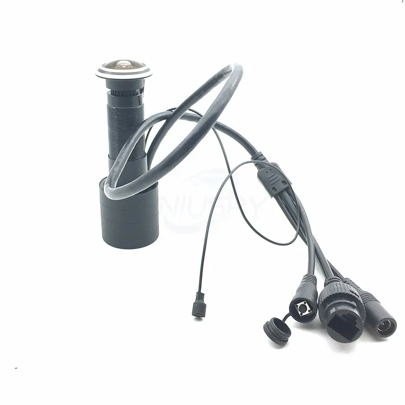H.265 sony IMX307 1080P P2P Onvif глазок дверной глазок отверстие камера с аудио IP наблюдения 1,78 мм объектив рыбий глаз телефон Удаленный просмотр
